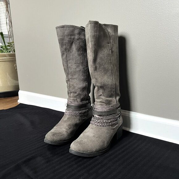 SO Brand Grey Women's Boots - Size 8 - Picture 1 of 8